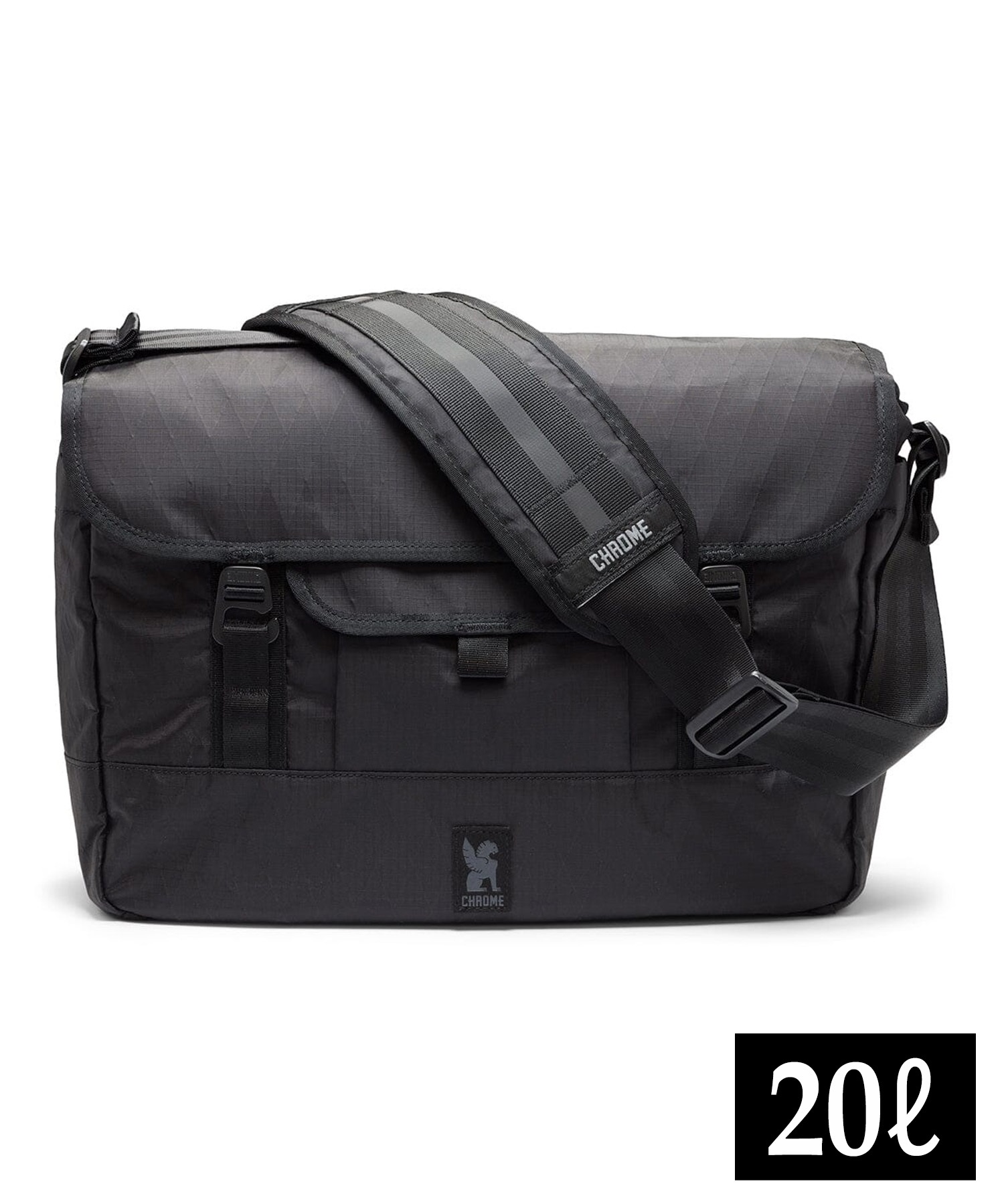 CHROME クローム バッグ ショルダーバッグ 防水 MIDTOWN 20L MESSENGER ミッドタウン 20L メッセンジャー BG377BLKX(BLKX-20L)