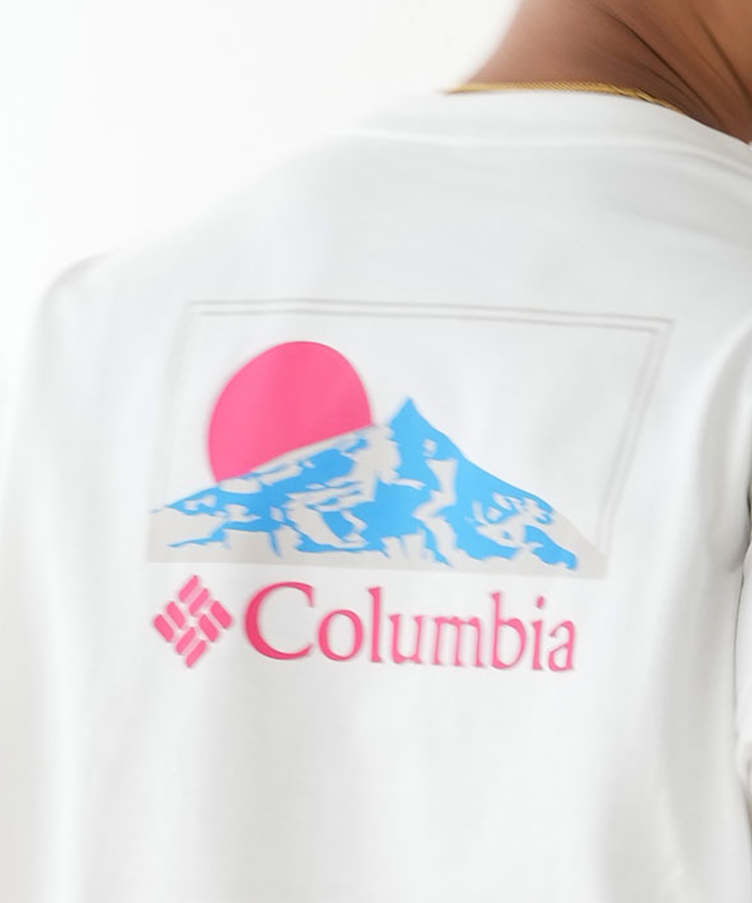 Columbia コロンビア 長袖 Tシャツ メンズ ロンT バックプリント ルーズシルエット ボックスシルエット PM0461 ムラサキスポーツ限定(125-S)