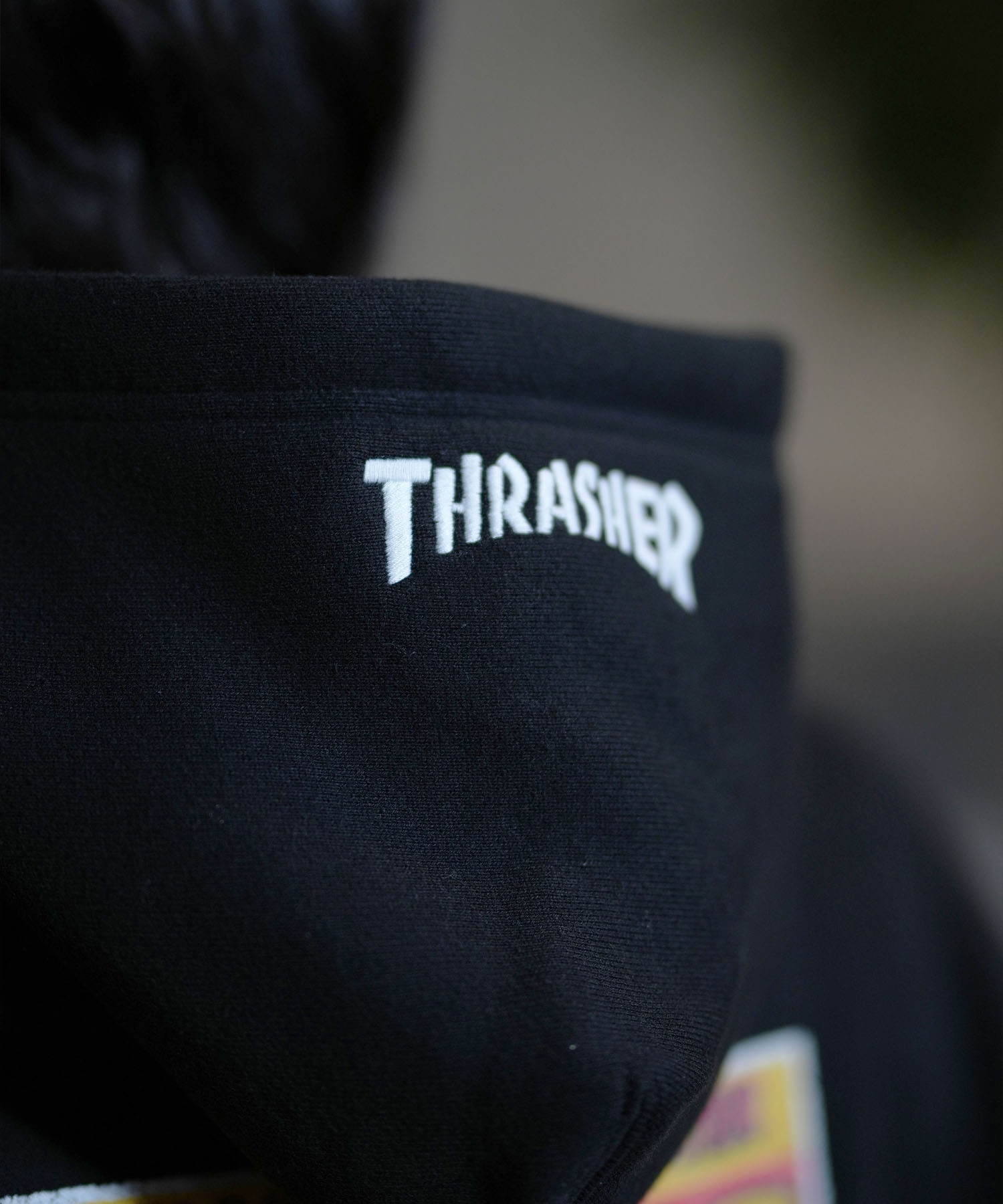 THRASHER スラッシャー パーカー メンズ THRASHERコミックPTパーカー 243TH1PK009 ムラサキスポーツ限定(WHT-M)