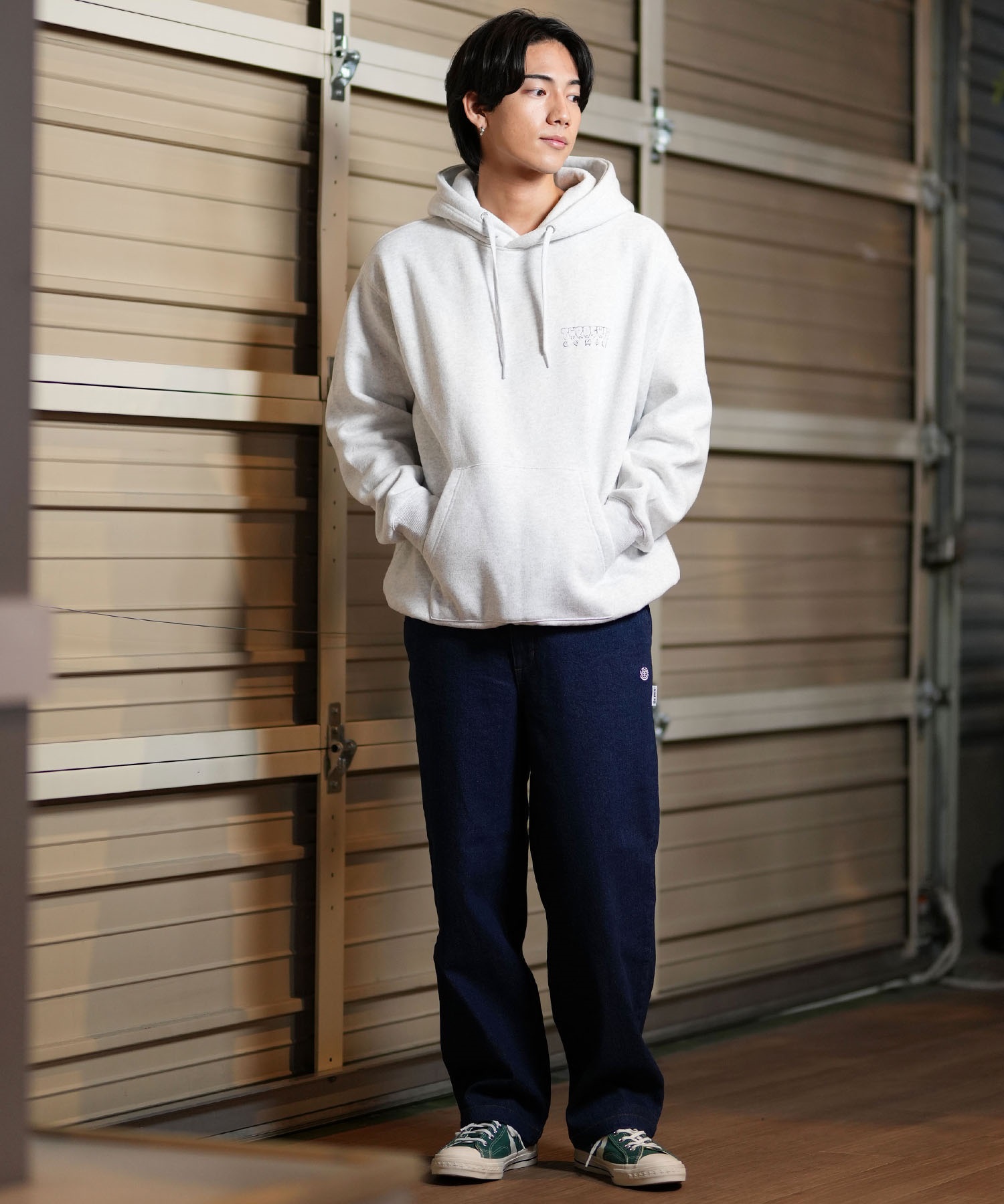 THRASHER スラッシャー パーカー メンズ THRASHERコミックPTパーカー ムラサキスポーツ限定 243TH1PK007(WHT-M)