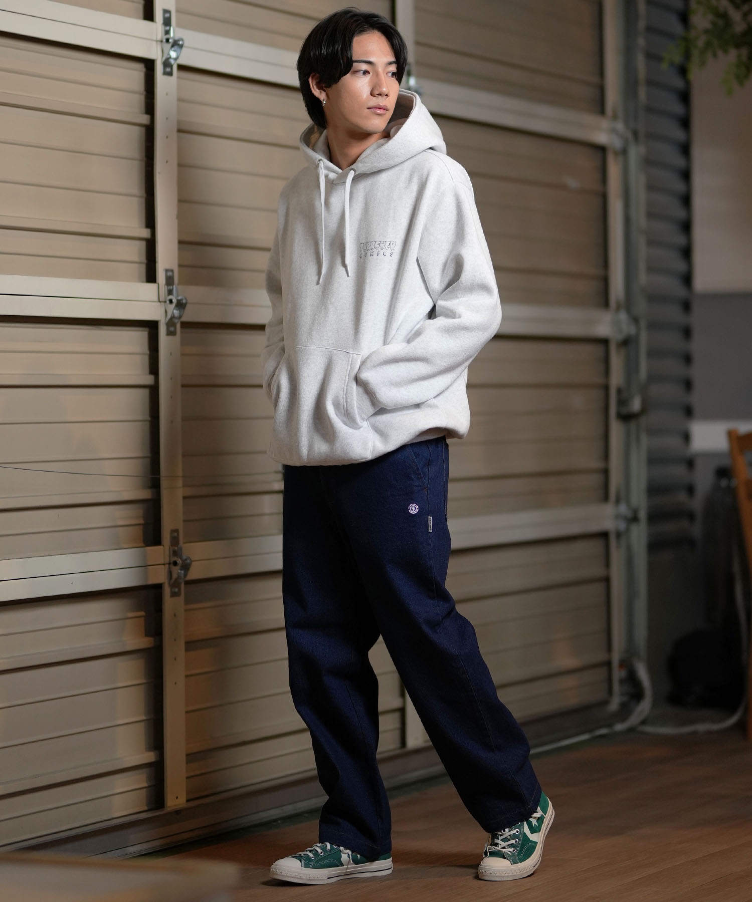 THRASHER スラッシャー パーカー メンズ THRASHERコミックPTパーカー ムラサキスポーツ限定 243TH1PK007(WHT-M)