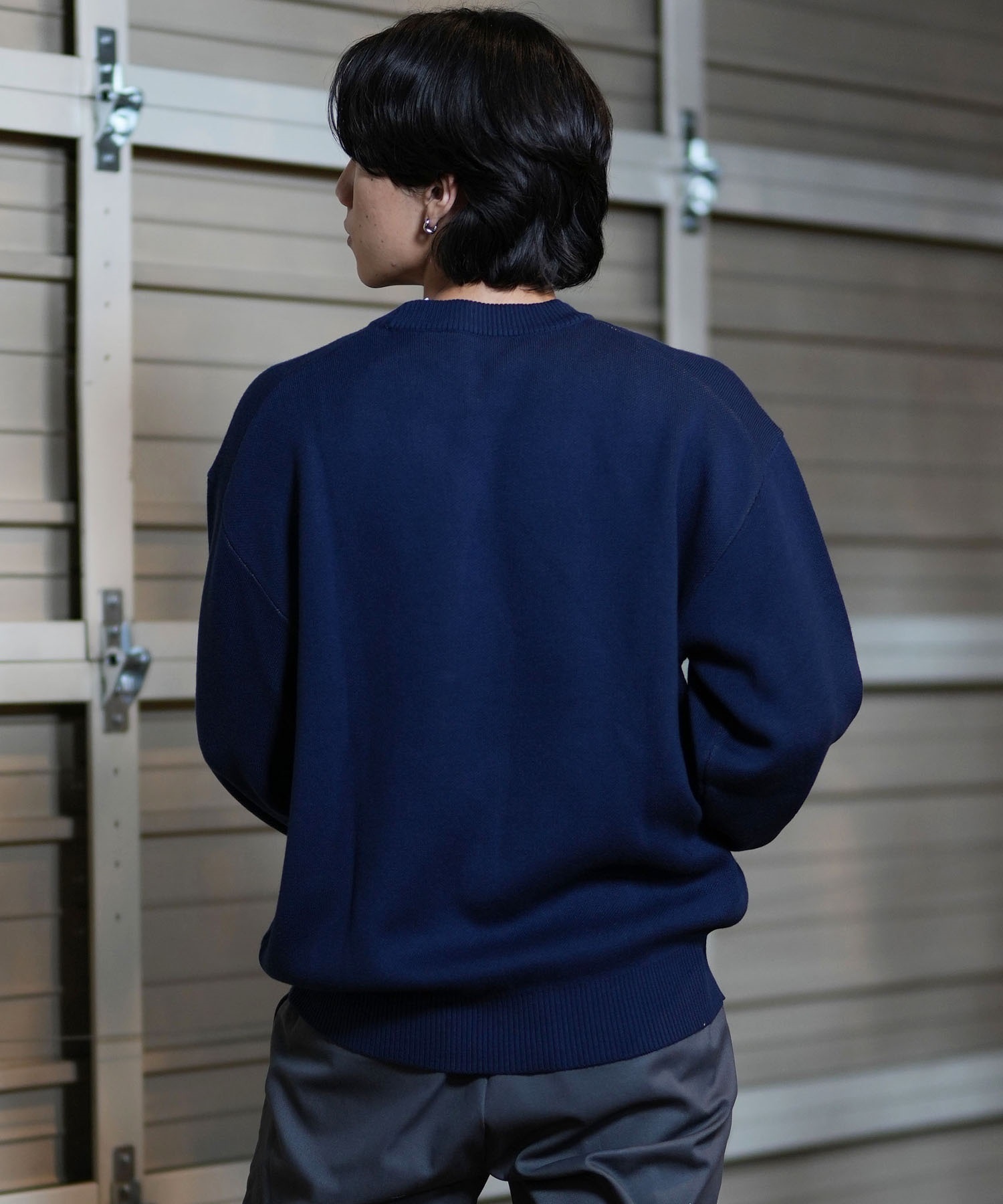 THRASHER スラッシャー THRASHER セーター メンズ JQDロゴセーター ビックシルエット 243TH1KN002 ムラサキスポーツ限定(IVO-M)