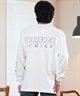 THRASHER スラッシャー 長袖 Tシャツ メンズ ロンT ピグメント加工 ビッグシルエット 243TH1LT015 ムラサキスポーツ限定(WHT-M)