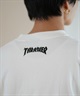 THRASHER スラッシャー 長袖 Tシャツ メンズ THRASHER×ネックフェイス LSTEE 243TH1LT011 ムラサキスポーツ限定(WHT-M)