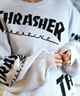 THRASHER スラッシャー セーター レディース ロゴ ムラサキスポーツ限定 243TH2KN001(WHT-FREE)