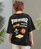 THRASHER スラッシャー ラッシュガード レディース 半袖 Tシャツ バックプリント 水陸両用 UVカット 242TH2ST001 ムラサキスポーツ限定(WHT-M)