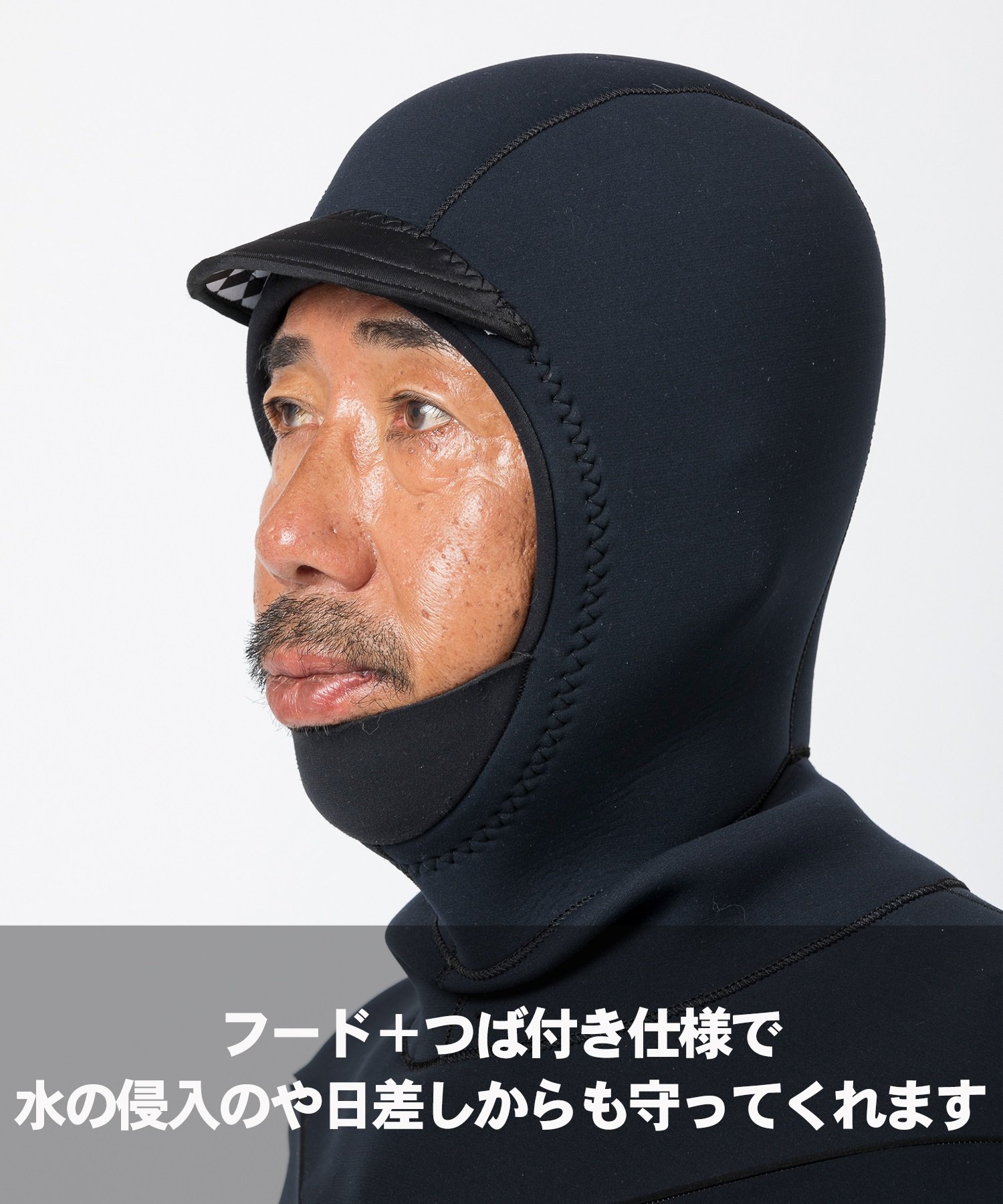 SUPER BRAND スーパーブランド LCZ＋HOODED SEMIDRY 5×3mm SB LCZ HDFL24FW メンズ ウェットスーツ セミドライ ムラサキスポーツ限定(BLK-M)