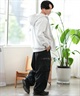 DEAR LAUREL ディアローレル パーカー ジップアップ メンズ スウェット 裏起毛 D24F1203(BLK-M)