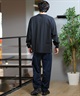 DEAR LAUREL ディアローレル 長袖 Tシャツ ロンT 無地 ポケット ポケT ワンポイントロゴ シンプル D24F1302(WHT-M)