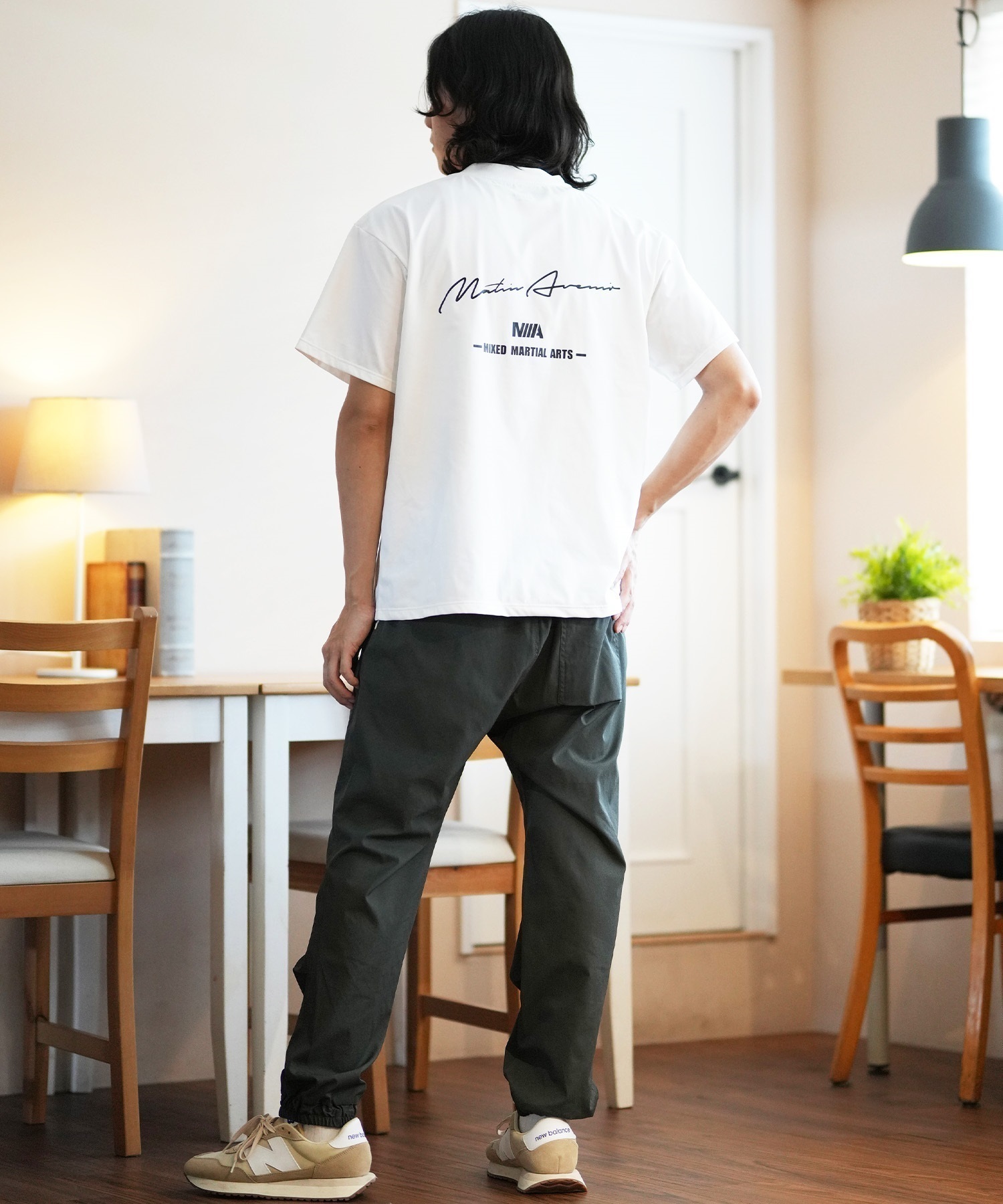 DEAR LAUREL ディアローレル ロングパンツ メンズ ジョガーパンツ ストレッチ 吸汗速乾 UVカット セットアップ対応 D24S3104 ムラサキスポーツ限定(BLK-M)