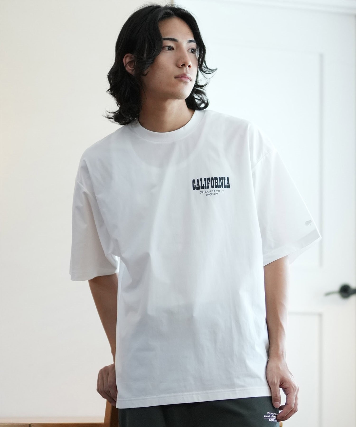 DEAR LAUREL ディアローレル ラッシュガード 半袖 Tシャツ メンズ OPコラボ 水陸両用 速乾 514531D ムラサキスポーツ限定(WHT-M)