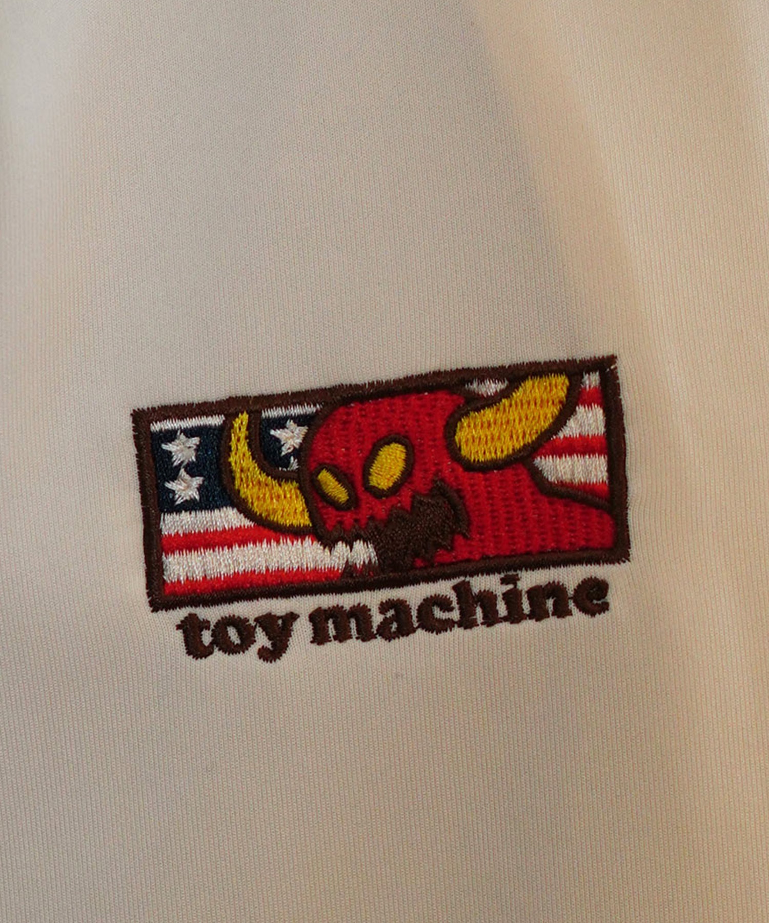 TOY MACHINE トイマシーン アウター メンズ トラックジャケット ジャージ オーバーサイズ バックロゴ 刺繍 MTMFEJK10 ムラサキスポーツ限定(BLACK-M)