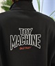 TOY MACHINE トイマシーン メンズ トレーナー MOUSEKATER SWEAT HALF ZIP ムラサキスポーツ限定 MTMFESW7(BLACK-M)