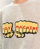 TOY MACHINE トイマシーン メンズ トレーナー  FIST CHENILLE EMB SWEAT CREW NECK ムラサキスポーツ限定 MTMFESW6(BLACK-M)