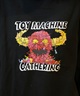 TOY MACHINE トイマシーン 長袖 Tシャツ レディース ロンT ビックシルエット MTMFELT16 ムラサキスポーツ限定(BLACK-M)