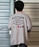 POLER ポーラー 長袖 Tシャツ メンズ ロンT 刺繍ロゴ ビッグシルエット バックプリント 吸汗速乾 249MCV0049 ムラサキスポーツ限定(WHITE-M)