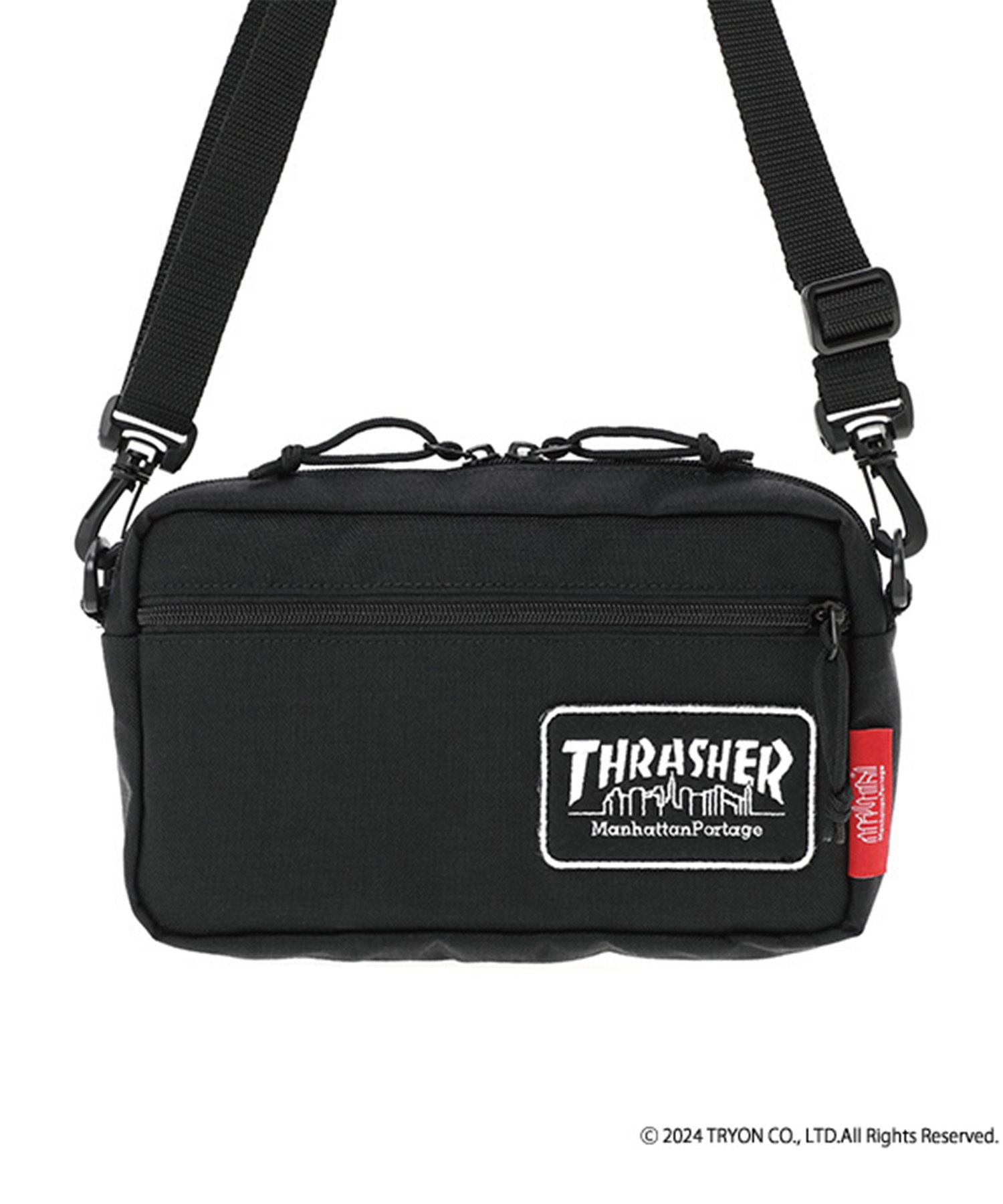 Manhattan Portage マンハッタンポーテージ ショルダーバッグ THRASHERコラボレーション Jogger Bag MP1404LEPTH(BLACK-FREE)