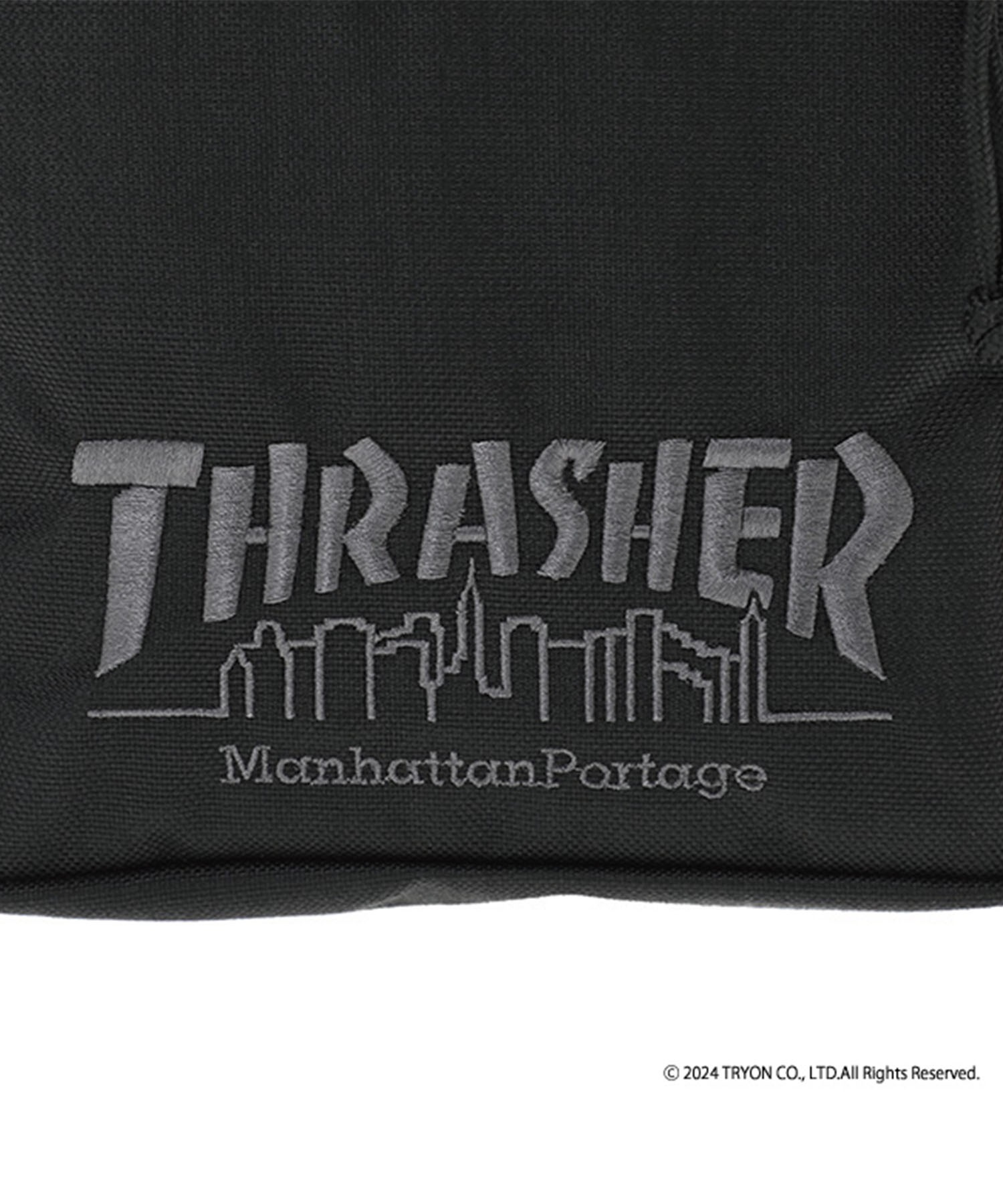 Manhattan Portage マンハッタンポーテージ ショルダーバッグ THRASHERコラボレーション City Light Bag MP1403PLTH(BLACK-FREE)