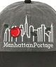 Manhattan Portage マンハッタンポーテージ キャップ 帽子 フリーサイズ Suede Visor Cap MP278(BLACK-FREE)