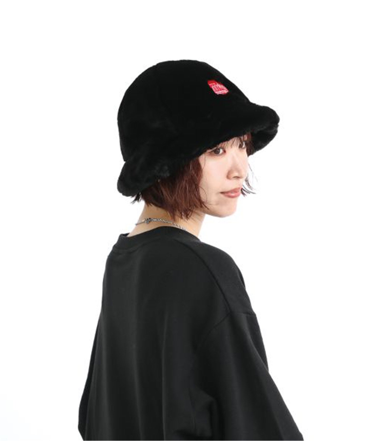 Manhattan Portage マンハッタンポーテージ ハット 帽子 フリーサイズ Fur Bucket Hat MP282(BLACK-FREE)