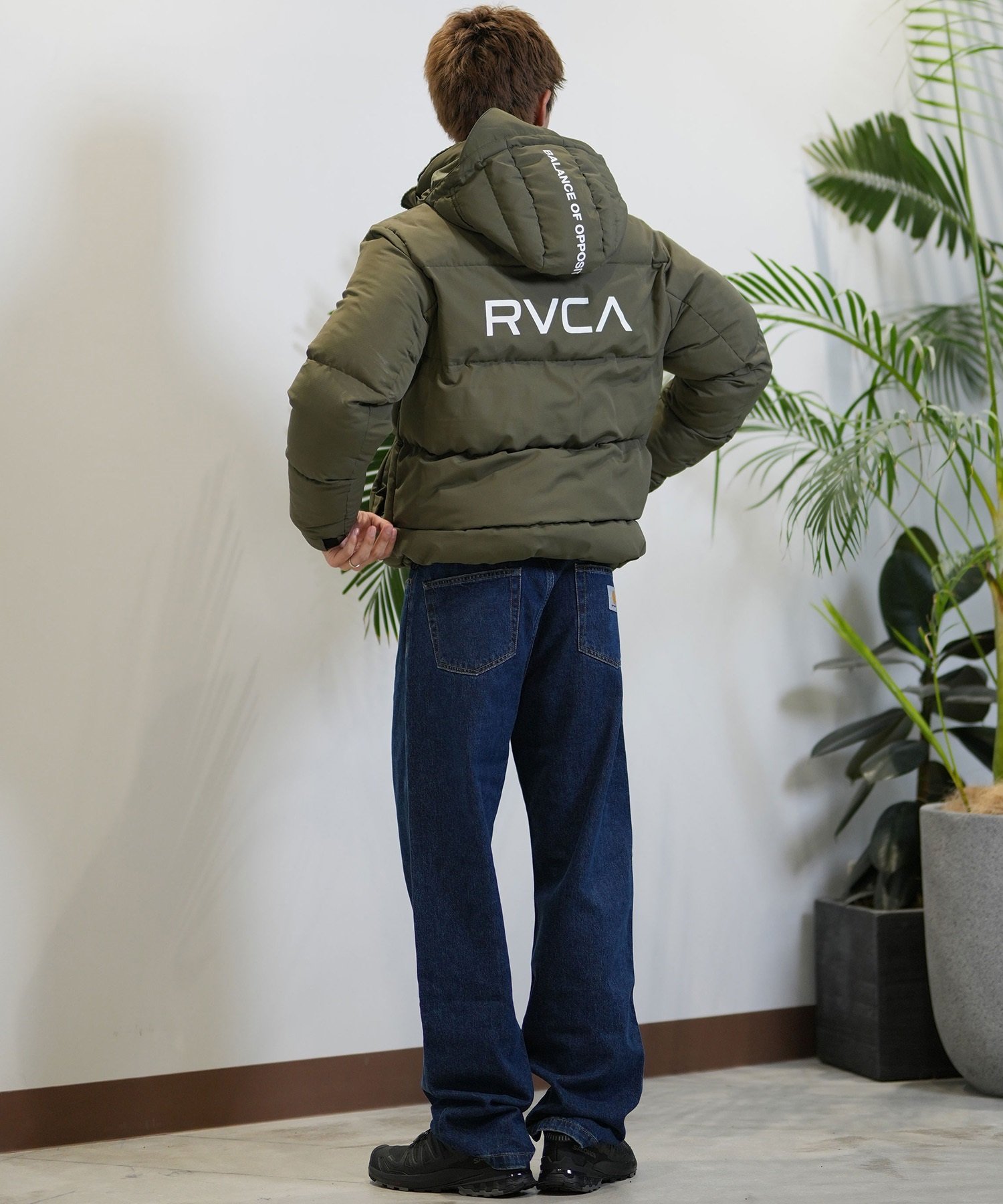 RVCA ルーカ アウター 中綿 メンズ ジャケット バックロゴ BE042-767(FTG-S)