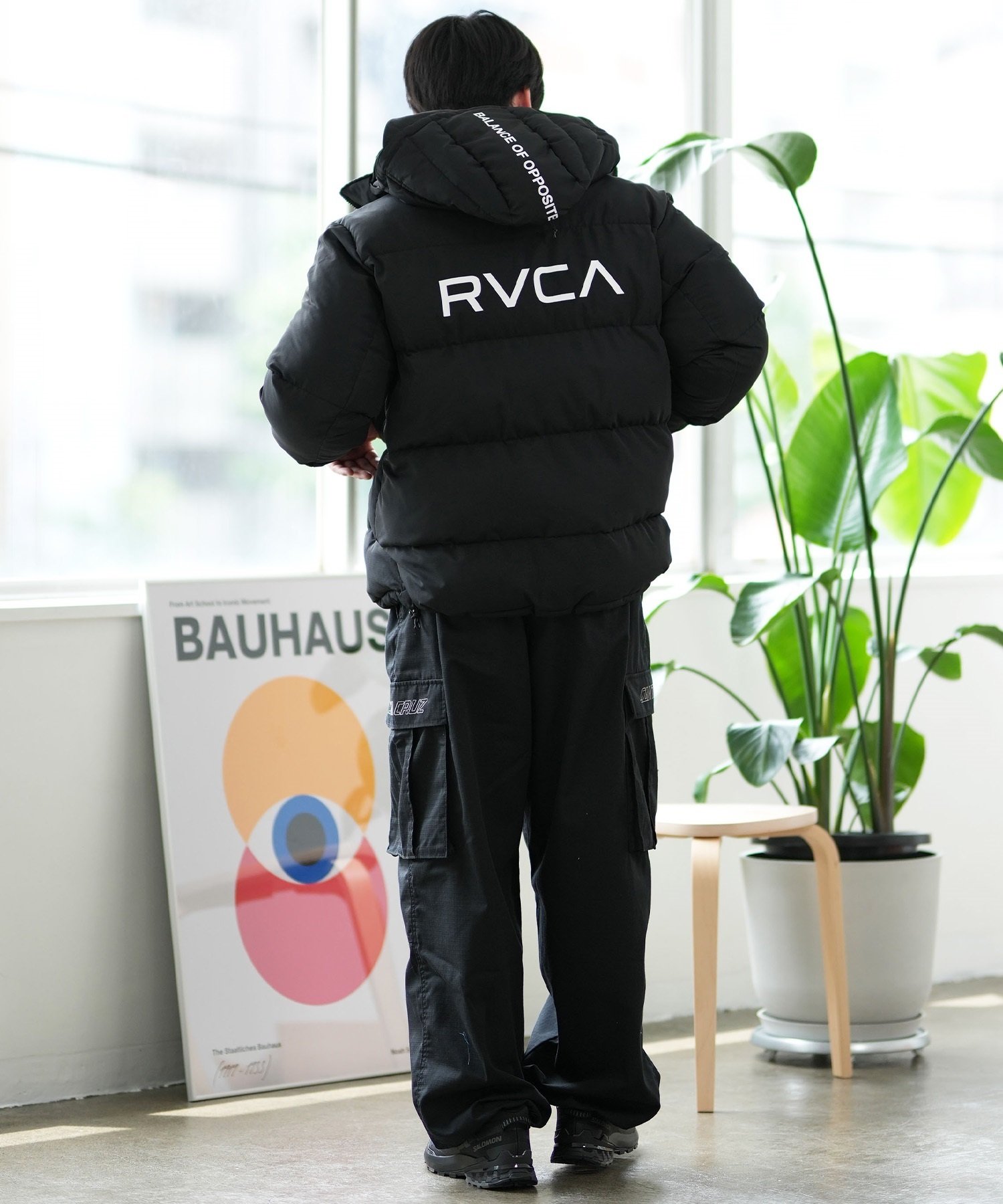 RVCA ルーカ アウター 中綿 メンズ ジャケット バックロゴ BE042-767(FTG-S)