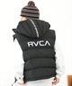 RVCA ルーカ アウター 中綿 メンズ ベスト ロゴ バックプリント フード取り外し可 2WAY BE042-768(ANW-S)