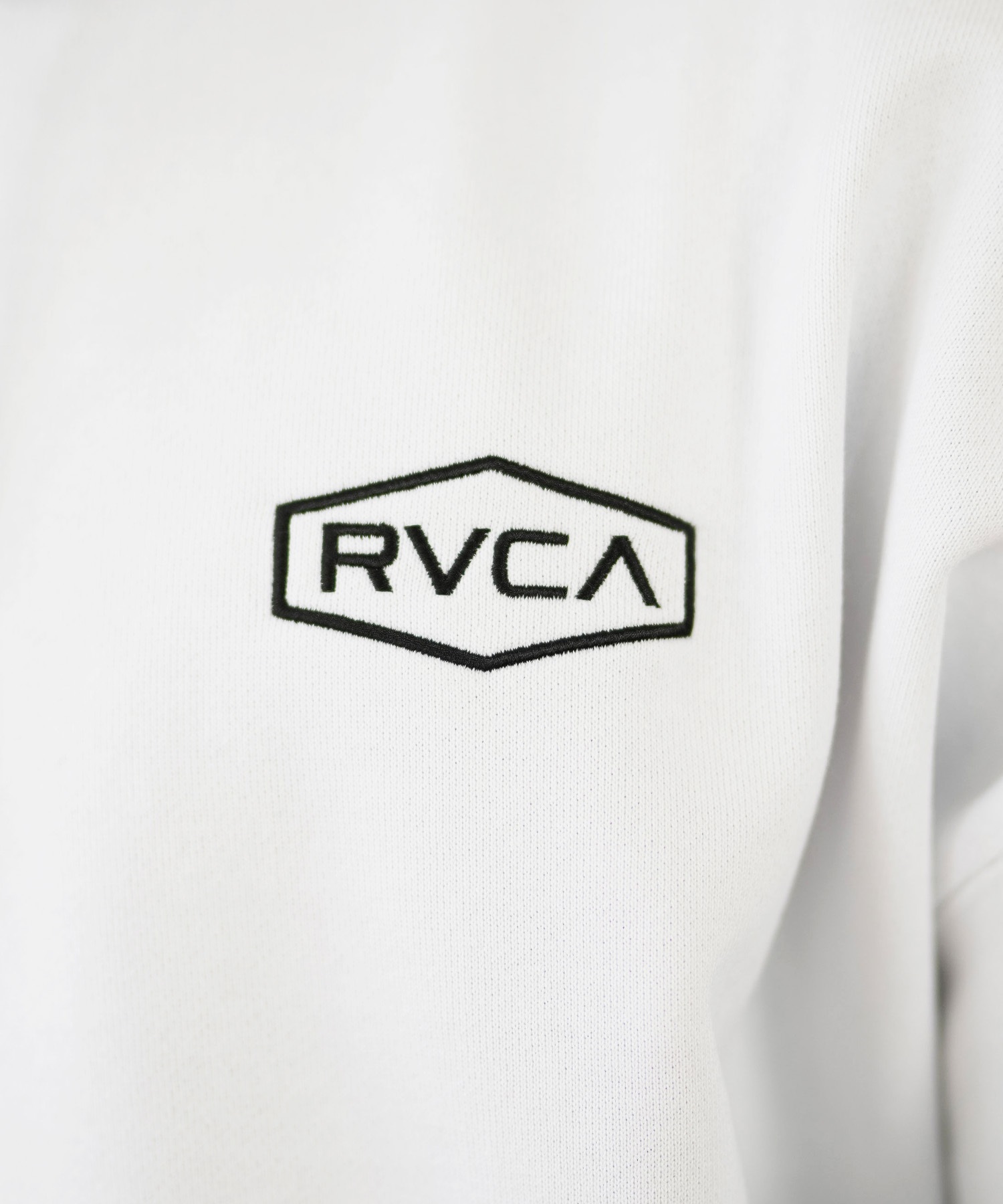 RVCA ルーカ パーカー プルオーバー メンズ バックプリント ペイズリー柄 裏起毛 BE042-P06 ムラサキスポーツ限定(BLK-S)