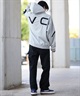 RVCA ルーカ パーカー プルオーバー メンズ スウェット フーディー ビッグロゴ バックプリント ルーズシルエット 裏起毛 BE042-005(HGR-S)