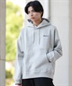 RVCA ルーカ パーカー プルオーバー メンズ スウェット フーディー チェッカー柄 バックプリント ルーズシルエット 裏起毛 BE042-040(BLK-S)