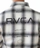 RVCA ルーカ 長袖 シャツ メンズ チェック ルーズシルエット XXXX SHIRTS ムラサキスポーツ限定 BE042-P12(BLU-S)