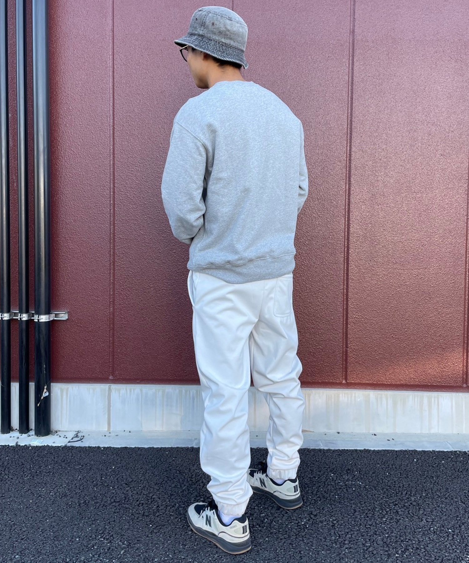 RVCA ルーカ ロングパンツ スウェットパンツ メンズ 撥水 防風 裏起毛 セットアップ対応 BE04B-709(OWH-S)