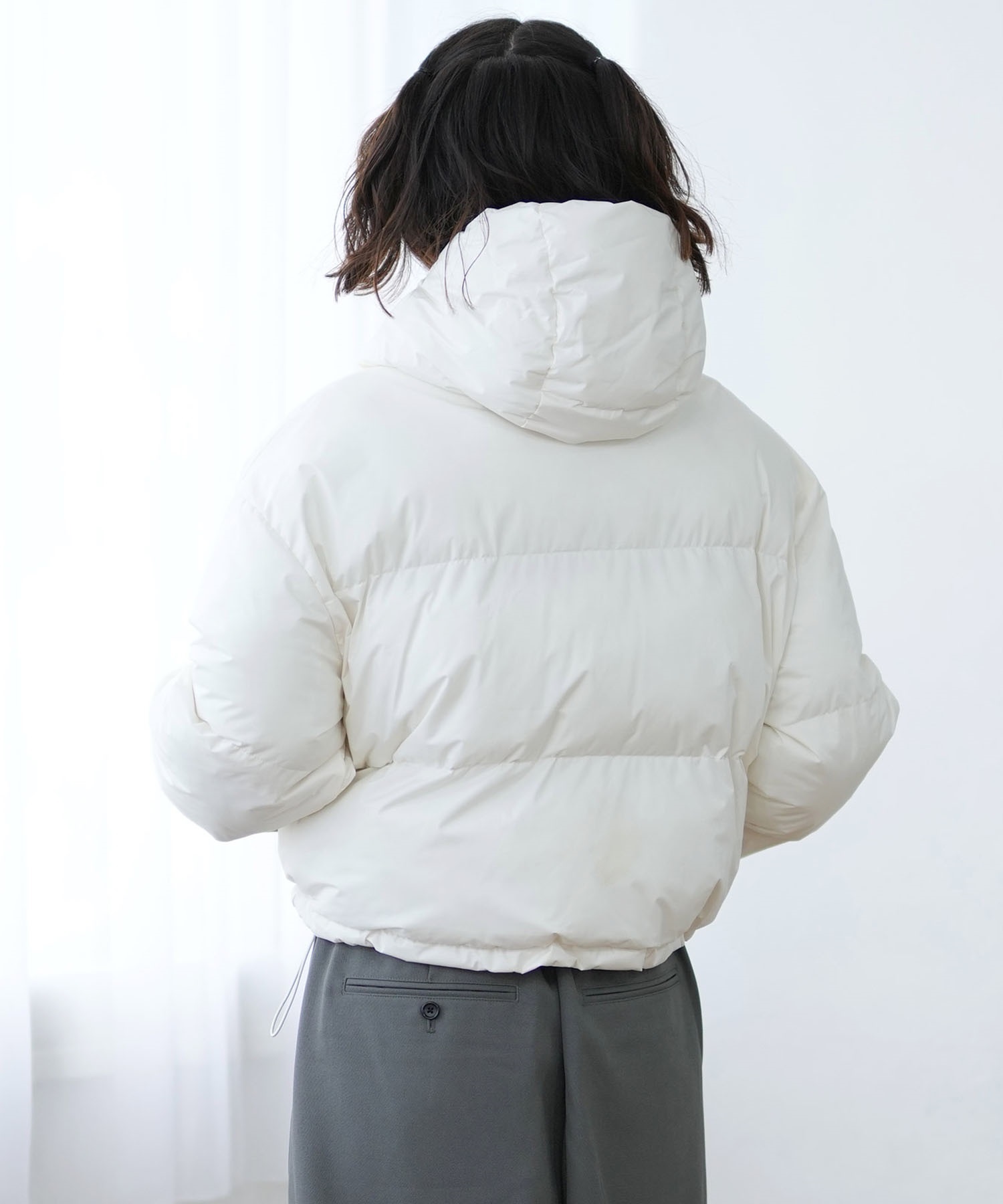 RVCA ルーカ 中綿 ジャケット レディース ショート丈 MINI RVCA SHORT PUFFER HD JKT BE044-761(CLO-M)