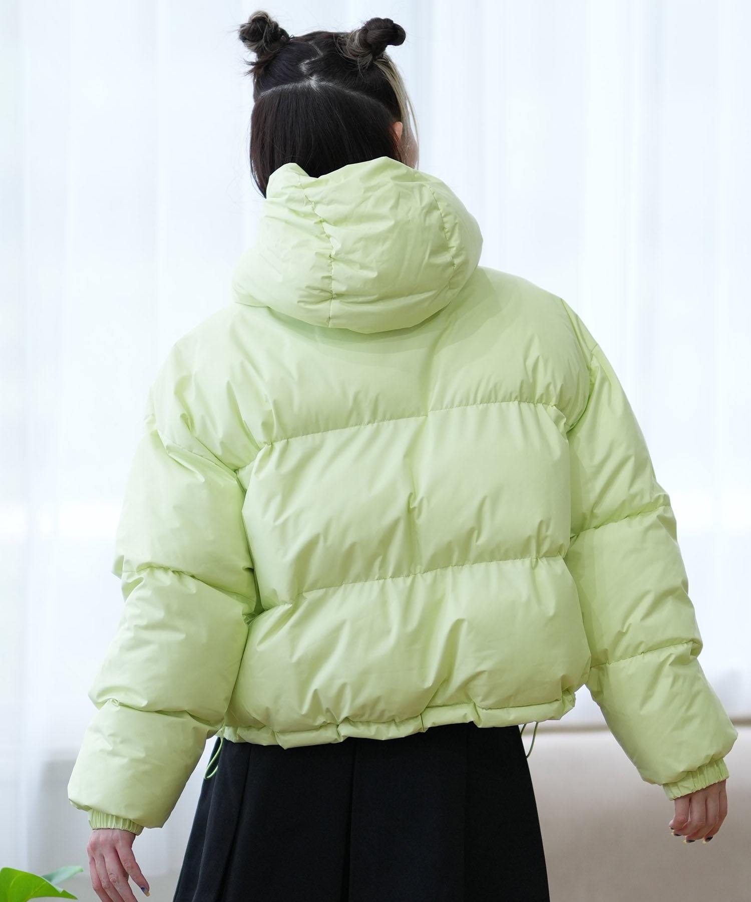 RVCA ルーカ 中綿 ジャケット レディース ショート丈 MINI RVCA SHORT PUFFER HD JKT BE044-761(CLO-M)