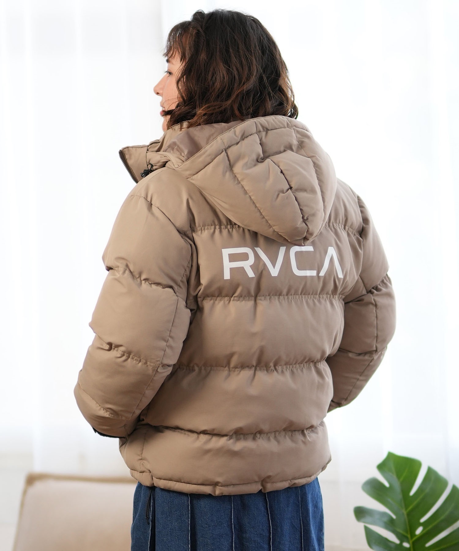 RVCA ルーカ 中綿 ジャケット レディース アウター ロゴ 撥水 BALANCE PUFFER HD JKT BE044-760(BES0-M)