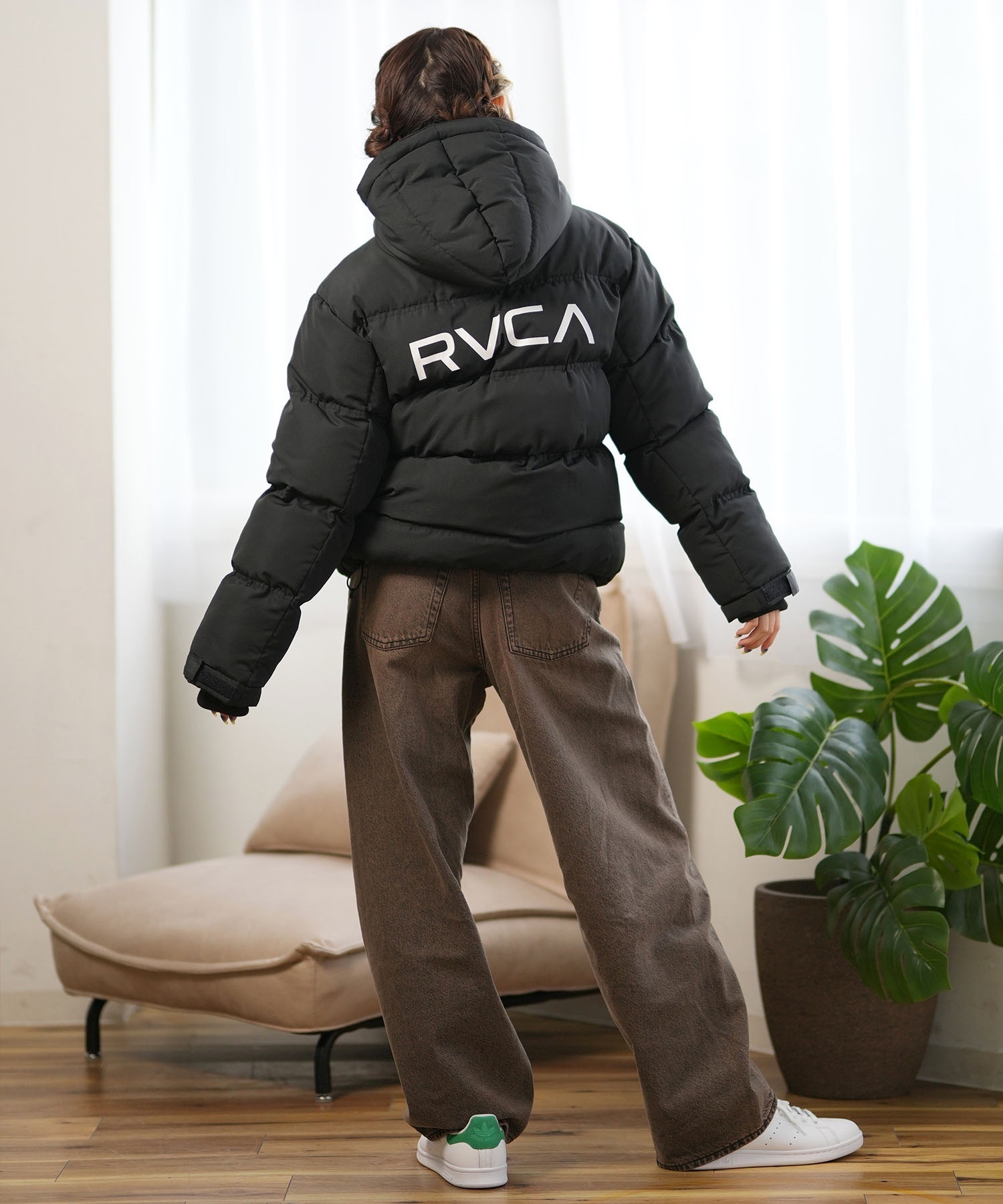 RVCA ルーカ 中綿 ジャケット レディース アウター ロゴ 撥水 BALANCE PUFFER HD JKT BE044-760(BES0-M)