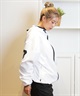 RVCA ルーカ アウター レディース ナイロンジャケット ビッグロゴ バックプリント セットアップ対応 BE044-759(WHT-S)