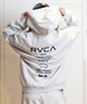 RVCA ルーカ パーカー ジップアップ レディース スウェット フーディー バックプリント 裏起毛 BE044-P03 ムラサキスポーツ限定(CKA0-M)