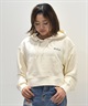 RVCA ルーカ パーカー レディース クロップド丈 バックプリント セットアップ対応 BE044-015(PFM0-S)