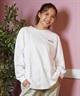 RVCA ルーカ 長袖 Tシャツ レディース VA バックプリント ロンT 小花柄 ムラサキスポーツ限定 BE044-P52(WHT-S)