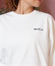 RVCA ルーカ 長袖 Tシャツ レディース VA バックプリント ロンT 小花柄 ムラサキスポーツ限定 BE044-P52(WHT-S)