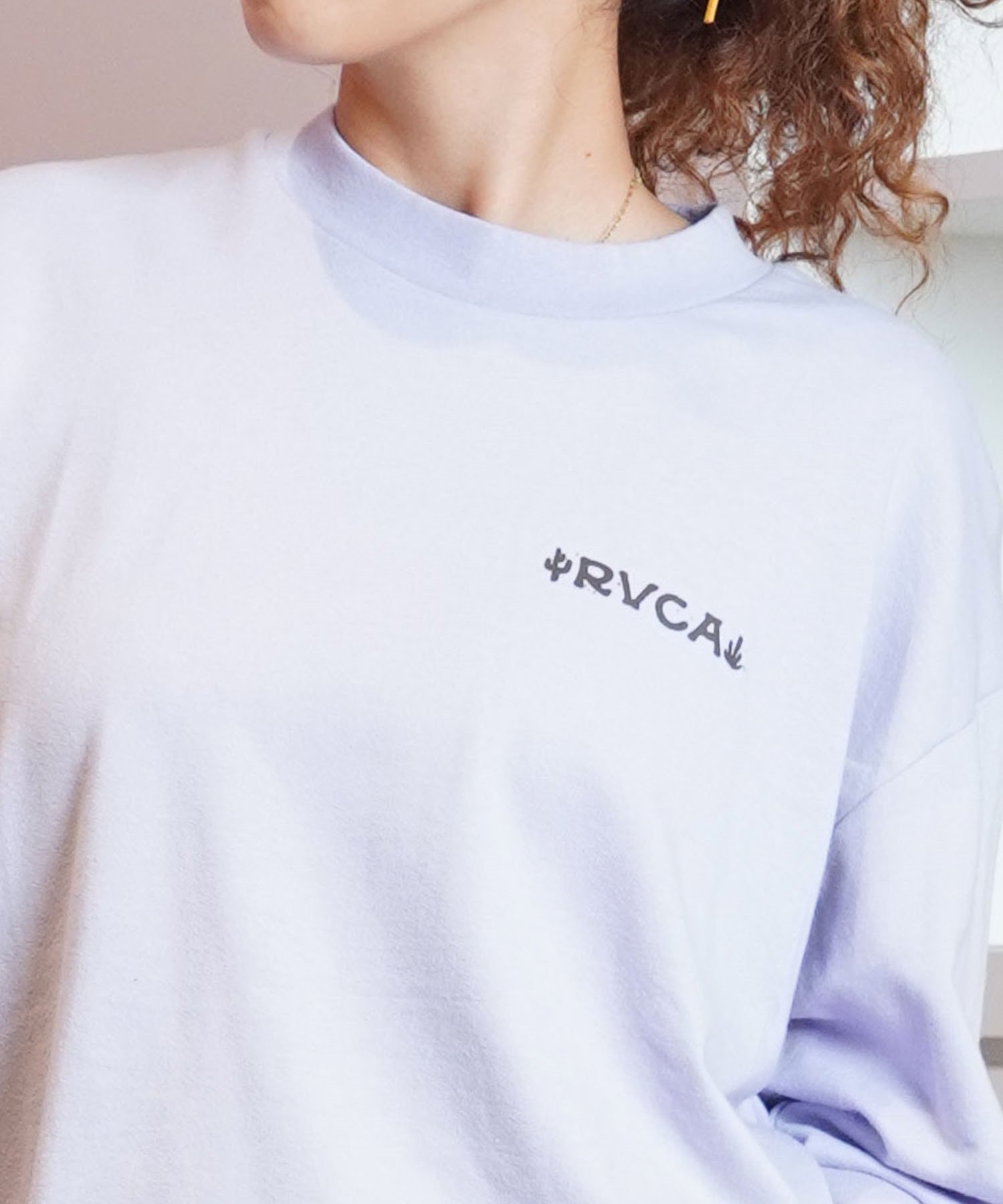 RVCA ルーカ 長袖 Tシャツ レディース バックプリント ロンT BE044-053(PFM0-S)