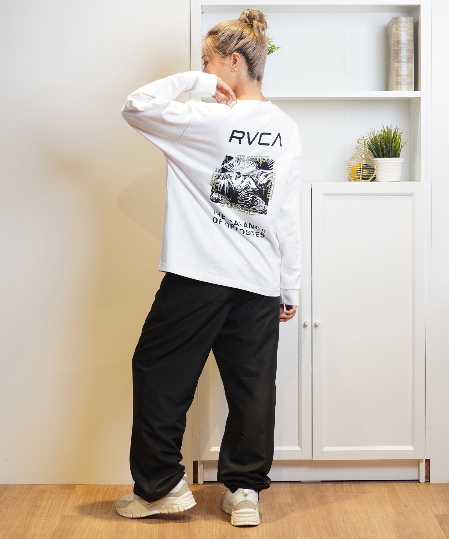 RVCA ルーカ 長袖 Tシャツ レディース バックプリント ロンT BE044-052(BES0-S)