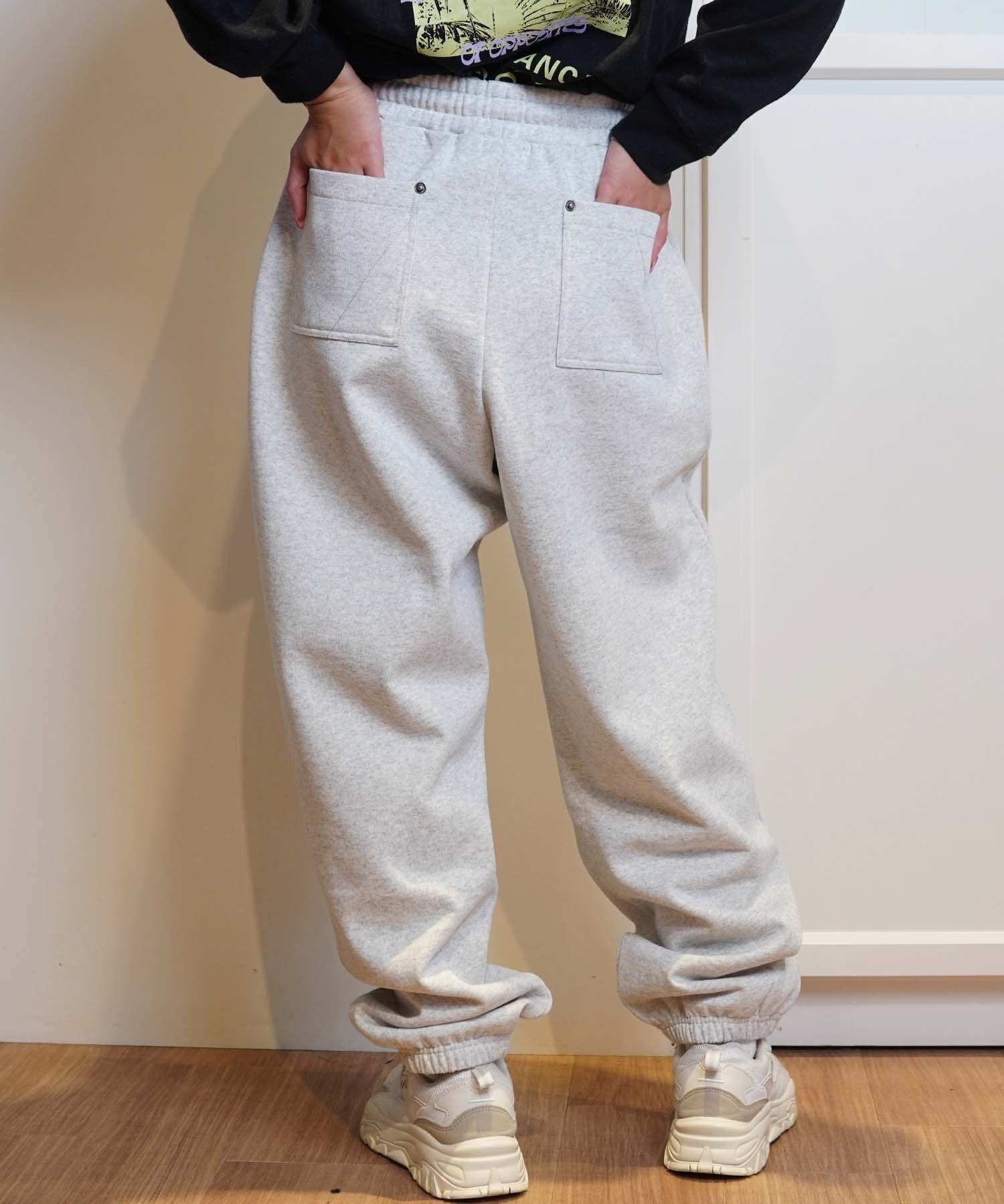 RVCA ルーカ スウェットパンツ レディース ロングパンツ セットアップ対応 RECESSION SWEATPANTS BE044-717(GRY-S)