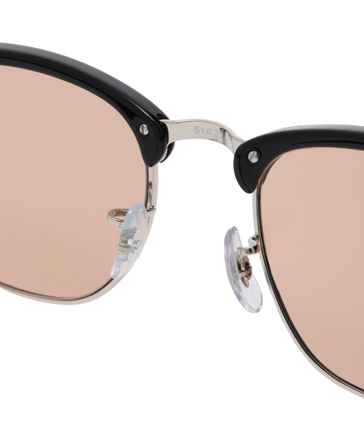 RAY-BAN/レイバン CLUBMASTER 0RB3016 サングラス 紫外線予防(BK/PK-51cm)