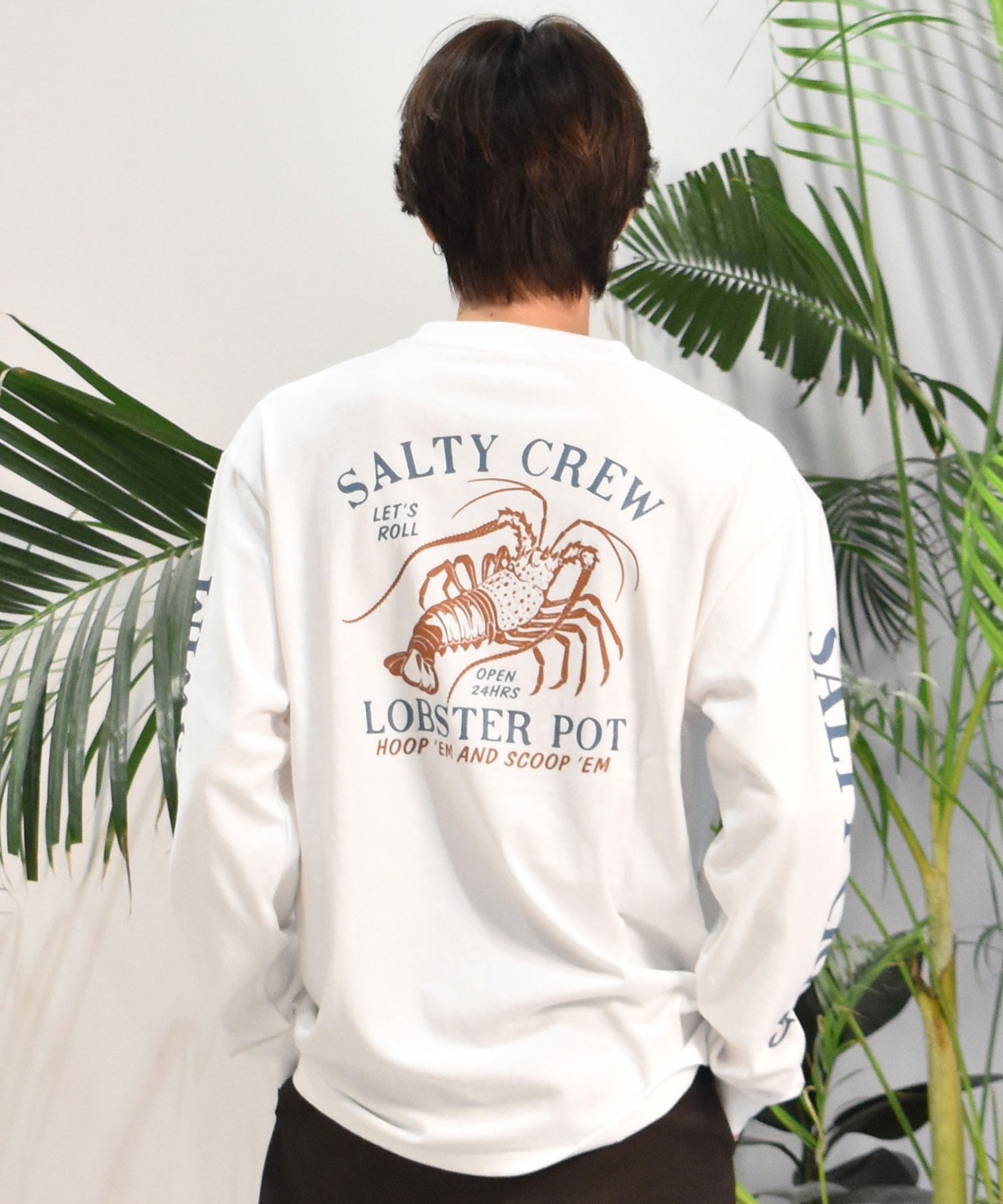 SALTY CREW ソルティークルー 長袖 Tシャツ メンズ ロンT ロブスター バックプリント LOBSTAR POT 74-060  ロングスリーブ｜ムラサキスポーツオンラインストア 通販