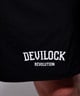 DEVILOCK デビロック 水着 トランクス メンズ ボードショーツ サーフパンツ 水陸両用 DV24100 ムラサキスポーツ限定(BK-M)