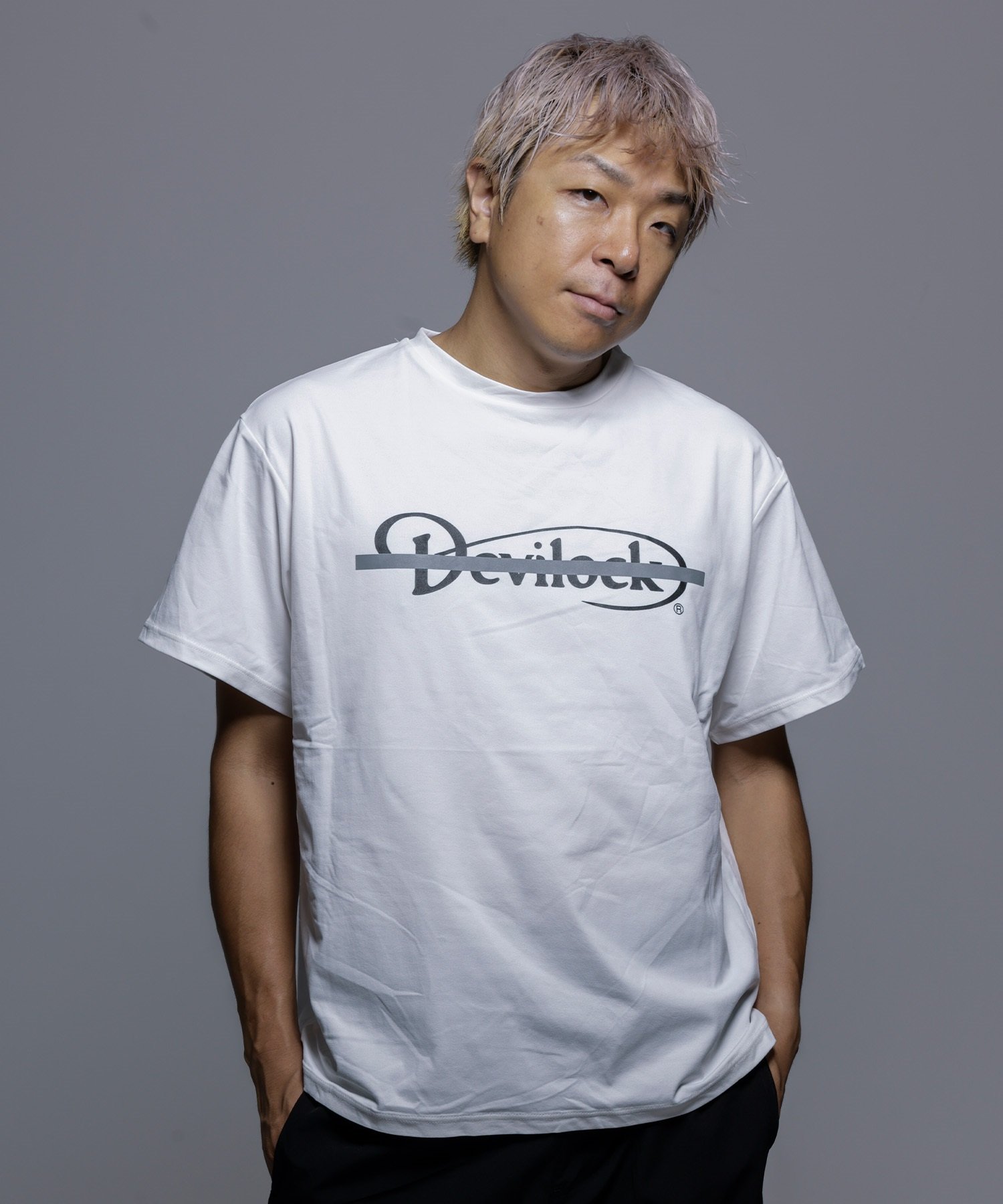 DEVILOCK デビロック ラッシュガード 半袖 メンズ Tシャツ 水陸両用 UVカット 速乾 DV24055 ムラサキスポーツ限定(WT-M)