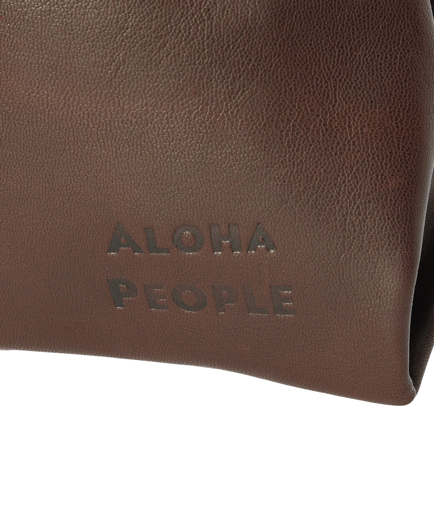 ALOHA PEOPLE/アロハピープル レザーミニトート AP24AW14-DD4S トートバッグ(BK-FREE)