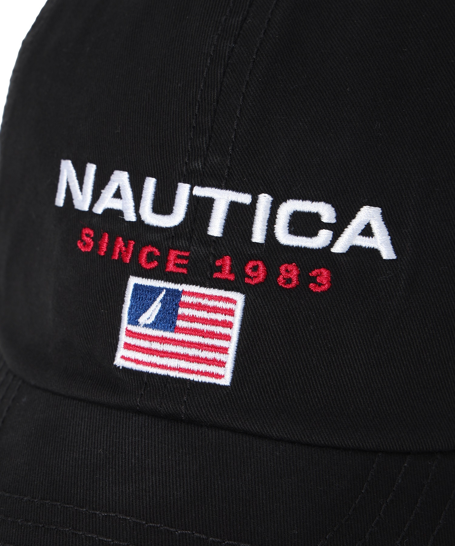 NAUTICA/ノーティカ SORTY LOGO EMB 6P CAP NT064 キャップ(BK/WT-FREE)